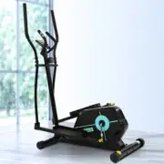 Home Elliptical Cross Trainer Exercise Bike Gym Fitness Machine Bicycle Black