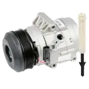OEM AC Compressor w/ A/C Drier For Ford Fusion Lincoln Zephyr Mercury Milan (for: Ford)