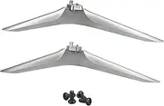 75C350KU TV Stand Legs Table Top Holder Compatible with Toshiba 4K UHD Smart TV Model 75C350KU, TV Stand Mount for 75" Toshiba TV 75C350KU, 75C350KU Television Legs