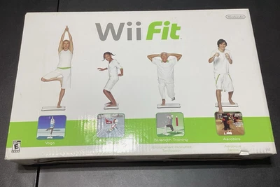 Nintendo Wii Fit Balance Board and Disk - Touch Generation New Open Box