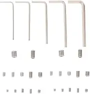 Stainless Steel Socket Bolts Assortment 240pcs Assorted Screws Set Allen Head Head Screws Silver