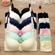 Women Push up Comfy Padded Bra Set Lace Underwear Lingerie Plunge Bras Knickers▪