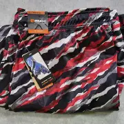 AND1 Offense Athletic Gym Shorts Mens 3XL Red White Black 8" Inseam Drawstring