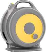 ONEIN Retractable Garden Hose Reel – 20M Water Hose with 10-Pattern Spray Nozzle