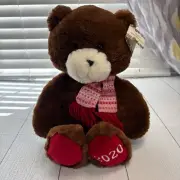 Trimsetter 2020 Incredibly Soft Christmas Plush Bear