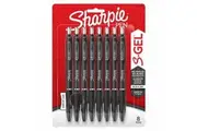 SHARPIE Gel 0.7mm Bus Asst Pack of 8