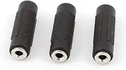uxcell 3.5mm Female to Female Audio Extension Adapter Connector Coupler 3Pcs