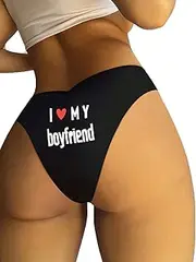 [Justgoo] Women Seamless Thongs Sexy V-Shape G-String No Show Underwear Low Rise Plus Size Underpants