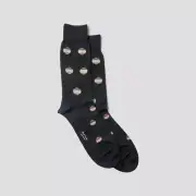 NWT Paul Smith Multi Polka Crew Socks Men' Size OS (6.5-11.5)
