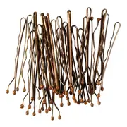 60 Pack Brown Super Grip Bobby Pins