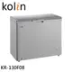 Kolin 歌林 300L 冷藏冷凍二用臥式冷凍櫃 細閃銀 KR-130F08 大型配送