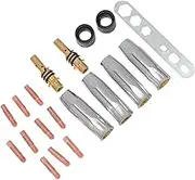 Metal Welding Kit 19pcs Welding Accessories Tip Nozzle Holder Set Mb15ak