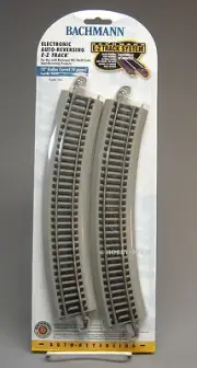 BACHMANN 44549 E-Z TRACK HO 18" AUTO-REVERSING CURVES (4) nickel silver BAC44549