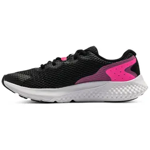 UNDER ARMOUR UA Charged Rogue 3 女鞋 慢跑 緩震 黑粉 3024888-004