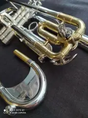 Berkeley 5'3/8 Big Bell Silver Trumpet w/Flip-Key Leadpipes ( D2H Monette MP)