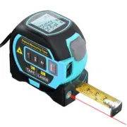 3in1 Rangefinder 5m Tape Measure Ruler LCD Display with Backlight F9R9