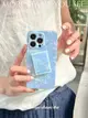 【現貨】白嶼山茶 藍鹽iphone13promax精孔手機殼新中式全包12xs硅膠軟殼-Misaki精品