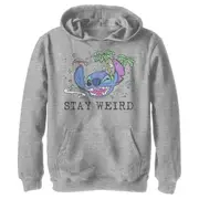 Stitch Stay Weird Pull Over Hoodie