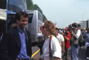 Alessandro Benetton and Giovanna Amati 1993 F1 San Marino GP Old Photo