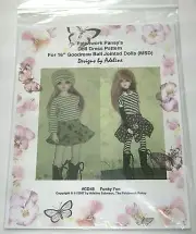 Patchwork Pansy's Doll Dress Pattern GD48 FUNKY FUN for 16" Goodreau BJD (MSD)