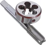 Angoily High Speed Steel M14 x 1.5mm Metric Thread Tap and Die Set for Metal Threading Repair