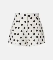 [Posse] Posse Rosalie polka-dot linen shorts XS multicoloured