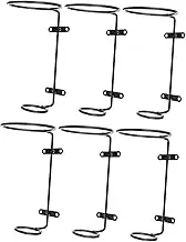 Wine Racks 6 Pieces Wall-mounted Wine Bottle Display for Christmas New Year