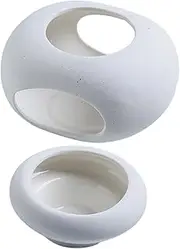 Essential Oil Burner Aroma Burner Candle Melting Heater,Waxes Melt Burner Tealight Candle Holder for Bedroom Home SPA Office