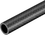 uxcell Carbon Fiber Tube 16x12x500mm for RC Airplane Quadcopter Black Tube 3K Roll Wrapped Matt Surface