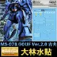 【鋼普拉】現貨 大林水貼 BANDAI 機動戰士鋼彈UC MG 1/100 MS-07B GOUF Ver.2.0 古夫