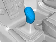 VOLVO V40 MK2 Leather Gear Shift Knob 31256965 NEW GENUINE