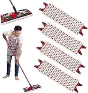 AIVORO 4 Pieces Ultramax XL Floor Mop Replacement Set, 2-in-1 Microfibre Extra Wide Cover, 51 x 14 cm for Vileda Ultramat XL, Suitable for Floor Cleaning