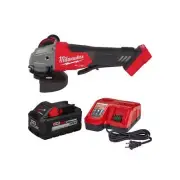 Milwaukee Grinder 4.5"-5" 18V Li-Ion Paddle-Switch Brushless w/ 8Ah Starter Kit