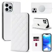 For iPhone 13 Pro Max Case Leather Wallet Flip Phone Case with Magsafe