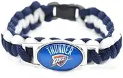 NBA Oklahoma City Thunder Team ColorBracelet Braided, Team Colors, One Size