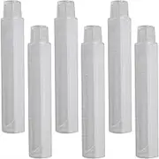 DGZZI 6PCS Water-soluble Chalk Holder No Dirty Hands Chalk Sleeve Length 8cm Transparent White Chalkboard Chalk Sleeve for Teaching Chalkboard Whiteboard Art Tools Painting Writing
