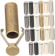 SEWACC Pants Cord Locks 24pcs Drawstring Replacement Tips Shoelace Clips Elastic Laces Metal Cord Stops