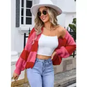 Striped Open Front Dropped Shoulder Cardigan