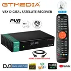 GTMEDIA V8X Digital Satellite Receiver FTA DVB-S2/S2X Sat TV Box WIFI H.265 PVR
