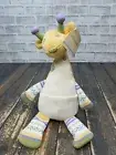 Pottery Barn Kids Knit Giraffe Animal Plush Mirabelle Toy Purple Yellow Green