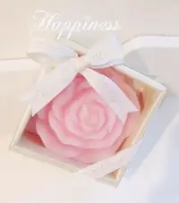 在飛比找Yahoo!奇摩拍賣優惠-浪漫 粉紅 玫瑰花 造型蠟燭