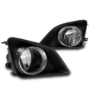 BUMPER FOG LIGHTS W/LED BULB+CHROME/BLACK BEZEL+HARNESS FOR 09-10 TOYOTA COROLLA (for: Toyota)