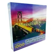 Vintage 1999 Springbok San Francisco Bay Night Lights 1000pc Jigsaw Puzzle 24x30