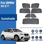 Side Window Sun Shade Visor Reversible Shield Curtain For BMW X6 E71 E72 2008-15 (for: BMW)