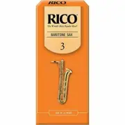 Rico Baritone Saxophone Reeds, Strength 3.0, 25-pack