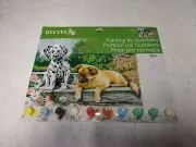Reeves Painting By Numbers Kit New Dogs And Cat Pl353t