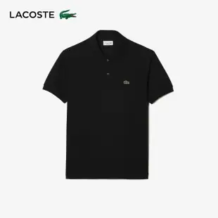 【LACOSTE】男裝-經典L1212短袖Polo衫(黑色)