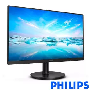 【Philips 飛利浦】241V8LAB 24型VA 100Hz 平面美型電腦螢幕(Adaptive-Sync/內建喇叭/VGA/HDMI/4ms)