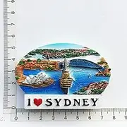 (Australia) Fridge Magnet,Creative,Travel,Commemorate,Crafts,3D,Ornaments,Magnetism,Resin Material,Refrigerator Stickers
