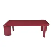 Raimon Furniture Naya Vibrant Playful Modern Wooden Coffee Tea Table Red Gloss